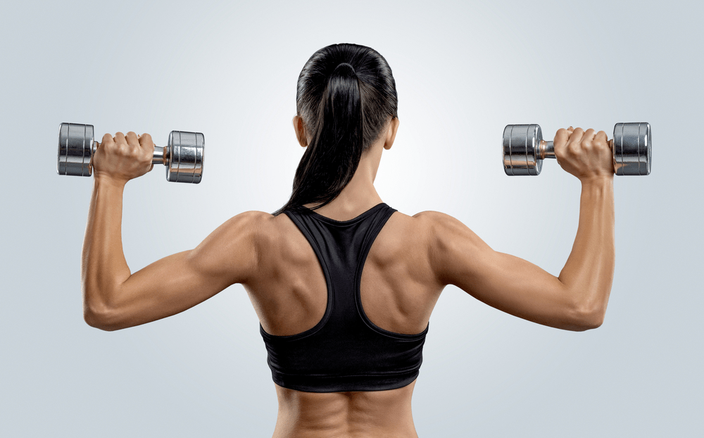 Seated shoulder press neutral grip