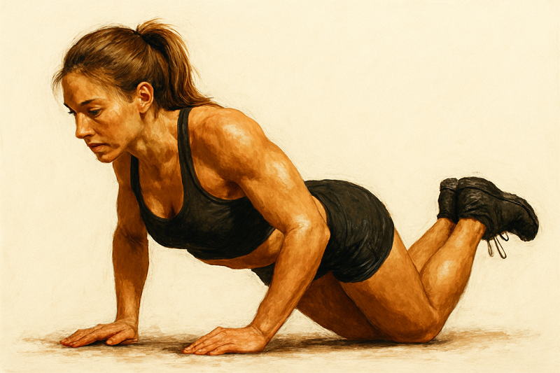 Push-Ups On Knees 3