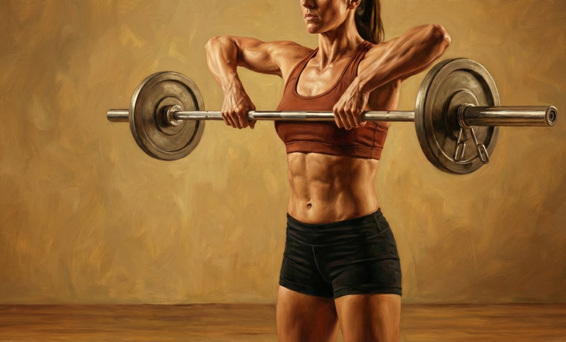 barbell upright row 3
