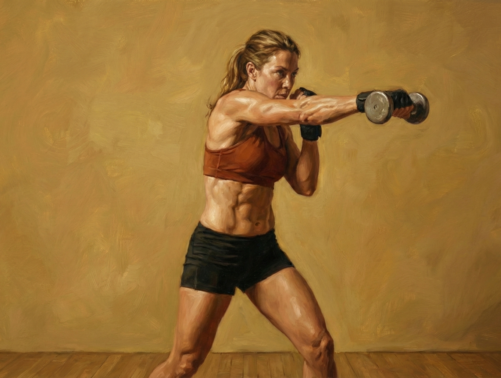 dumbbell boxer