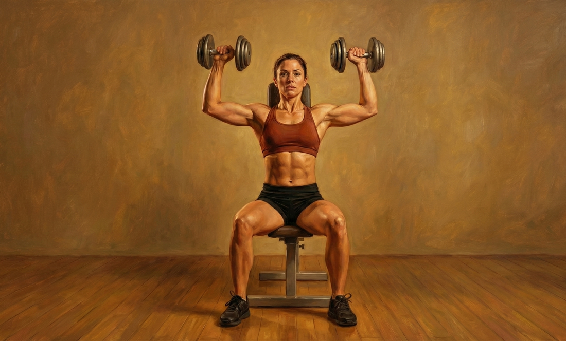 shoulder press with dumbbell 4